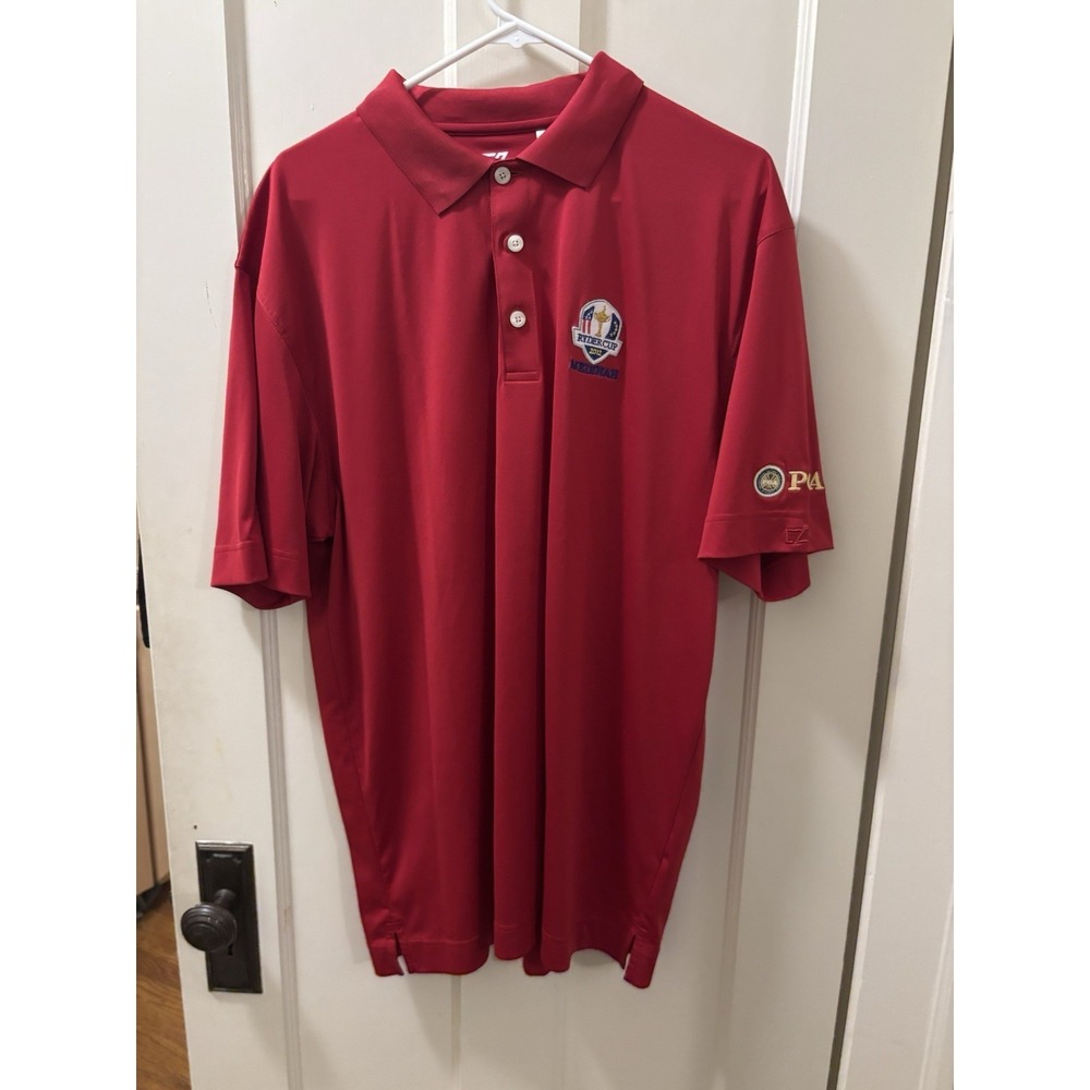 Ryder Cup 2012 Medinah Chicago Golf‎ Red Cutter And Buck XL